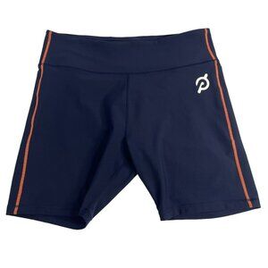 Peloton Biker Shorts Women's 3X Blue Orange Polyester Elastane Nylon